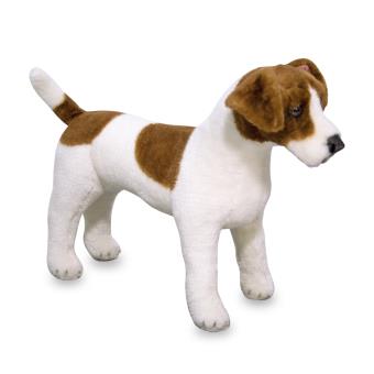 Animais de brincar Melissa & Doug Jack Russell Terrier Dog Giant | Castanho, Branco - 1