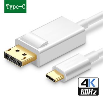 Adaptador USB-C UGREEN 40420 MM139 TYPE-C para DP 4K | Splitter para MacBook / Huawei P30 - Branco - 1