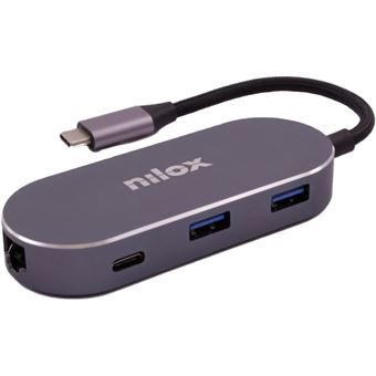 Hub de Interface Nilox MINI DOCKING STAT HDMI 3USB PD ETH - 1