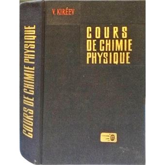 Cours de chimie physique. [2.ª edição] - 1