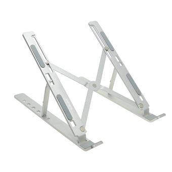 Suporte de Secretária para Computador Portátil de 15'' 4smarts | Ângulo Ajustável - Prateado - 1
