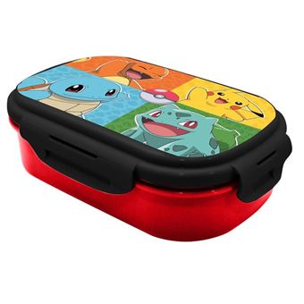 Lancheira com Talher Pokémon PK00030 Vermelho + Preto - 1