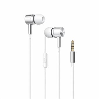 Auriculares com Fio Jack 3.5mm com Microfone Gandy G-7721 | Branco - 1