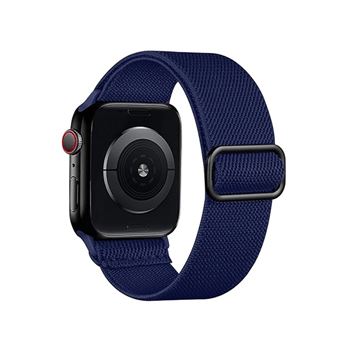 Bracelete de Nylon Ajustável CapaSmart para Apple Watch SE 3 | 44mm | Azul Escuro - 1