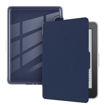 Capa FLOODKING para Amazon Kindle Paperwhite 3/2/1 | Acrílica | à Prova de Respingos | Sleep Inteligente | Azul Escuro - 1