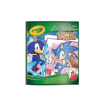 Folhas de Colorir CRAYOLA Sonic + stickers - 1