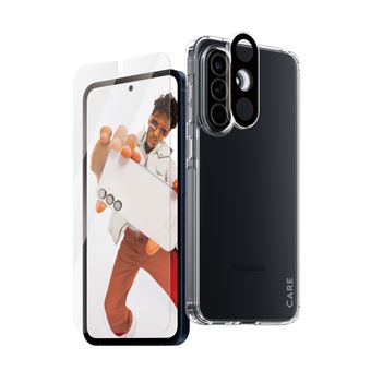 Protetor de Ecrã para Telemóvel PanzerGlass PanzerGlass® | CARE by PanzerGlass® Flagship 3-in-1 Bundle Samsung Galaxy A56 5G | Transparente - 1