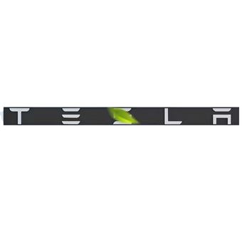 Material ABS carro traseiro TESLA logo V-REEL para Tesla Model 3/Y/S/X | Cinza - 1