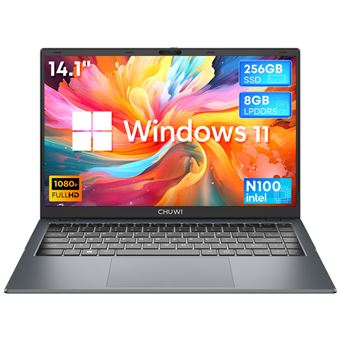 Computador Portátil  CHUWI GemiBook XPro | Processador Intel N100 | 14.1" | 8GB | 256GB | Windows 11 | Bateria de 5000mAh - Cinza - 1