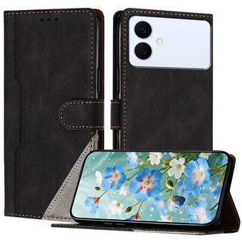 Capa FOXDOCK para Samsung Galaxy S26 Edge | Fecho Magnético | Pele TPU Macia | 3 Compartimentos para Cartões | Função de Suporte | Preto - 1