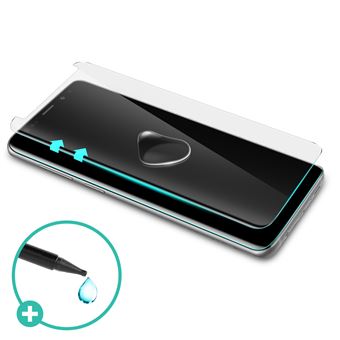 Protetor Avizar Samsung Galaxy S8 Plus Vidro Temperado Curvo + Kit LED + Líquido - 1