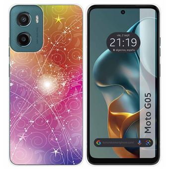Capa de Silicone Tumundosmartphone para Motorola Moto G05 / E15 | Desenhos de design abstrato - 1