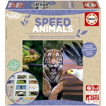 Jogo Educa Animais Rapidos Planeta Terra 18709 - 1