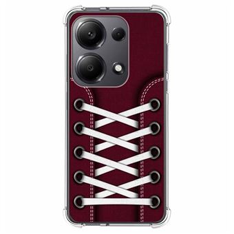 Capa Tumundosmartphone de silicone anti-choque para Xiaomi Redmi Note 13 Pro 4G design Tênis 17 desenhos - 1