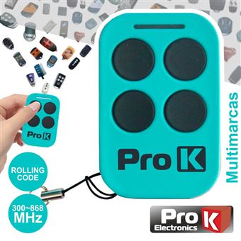 Telecomando Garagem Universal Prok 4 Canais Rolling Code - 1