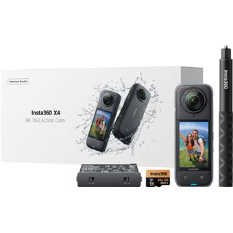 Câmara de Desporto de Ação Insta360 X4 Adventure Bundle | Preto - 1