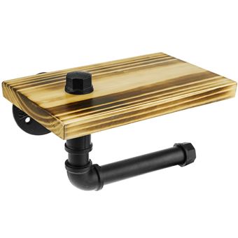 Porta-Rolos PrimeMatik em Aço | 125 mm | Tubo Industrial e Vintage - 1