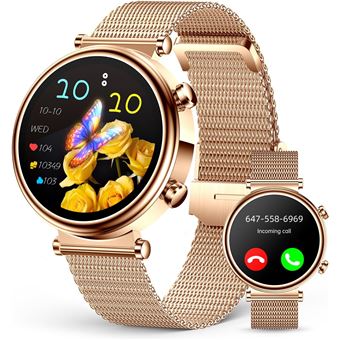 Smartwatch CHRONUS | AMOLED | 1,27" | IP68 à prova d'água | Rosa | Redondo - 1