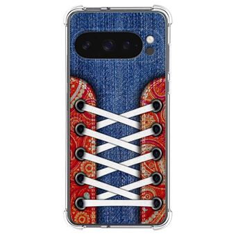 Capa de Silicone TUMUNDOSMARTPHONE para Google Pixel 9 Pro XL 5G anti-choque | desenhos Tênis 11 - 1