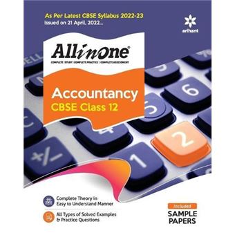 Cbse All In One Accountancy Class 12 202223 Edition As Per Latest Cbse Syllabus Issued On 21 April 2022 - 1
