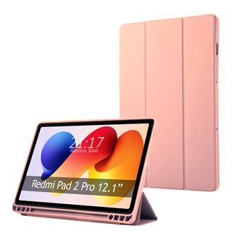 Capa Tumundosmartphone Flip Inteligente para Xiaomi Redmi Pad 2 Pro Rosa - 1