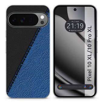 Capa Tumundosmartphone de Silicone para Google Pixel 10 Pro Xl 5G Design em Couro com 2 Padrões - 1
