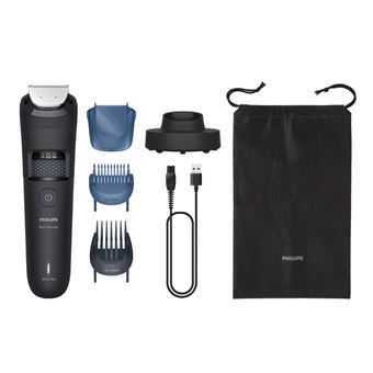 Aparador de Barba Philips Beard Trimmer 5000 Series BT5780/15 Modelação da barba com coletor de pelo | Preto - 1