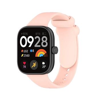 Bracelete Silicone GIFT4ME para Xiaomi Redmi Watch 4 | Rosa - 1