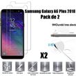 Película Ecrã Vidro Temperado Advansia para Samsung Galaxy A6 Plus 2018 Conjunto de 2