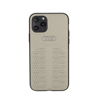 Capa Audi Série 6 para iPhone 12 Mini | Bege | Couro Genuíno - 1