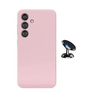 Kit Suporte Magnético + Capa Silicone Líquido Phonecare para Samsung Galaxy A17 5G | Rosa - 1