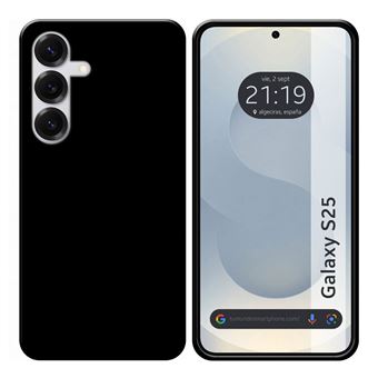 Capa TUMUNDOSMARTPHONE TPU Gel Silicone Preta para Samsung Galaxy S25 5G - 1