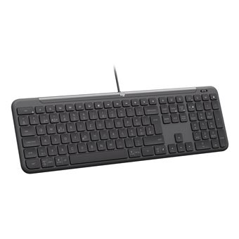 Teclado com Fios Logitech Signature Slim Wired K620 for Business | Idioma: Inglês US | Grafite - 1