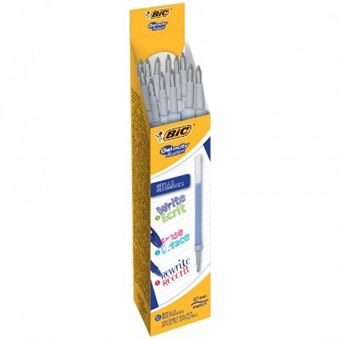 BIC Gel-ocity illusion recarga para canetas Azul Médio 12 peça(s)  Azul e Translúcido - 1