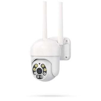 Câmara de Segurança Wi-Fi SANDA Q8 | Visão Noturna | Áudio Bidirecional | Deteção de Movimento | Branco - 1