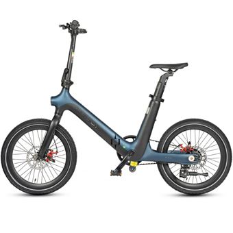 Bicicleta Elétrica MAXTURN SMART30 | 250W | 36V9.6AH | 20" | Travões a Disco Mecânicos | Preto Azul - 1