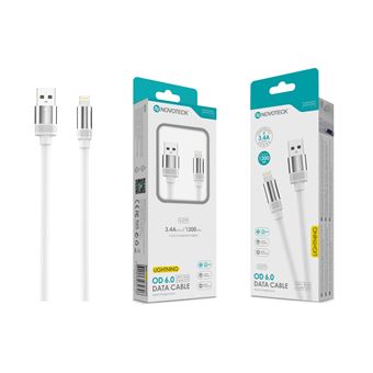 Cabo Grosso Lightning Novoteck S-079 3.4A | 1.20 m - Branco - 1