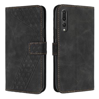 Capa FOXDOCK para Huawei P20 Pro com Fecho Magnético | Resistente a Impactos e Quedas | Compartimentos para Cartões | Preto - 1
