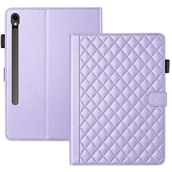Capa FLOODKING para Samsung Galaxy Tab S10 FE+ | Tipo Livro | Acolchoada com Suporte | Fecho Magnético | Roxo - 1
