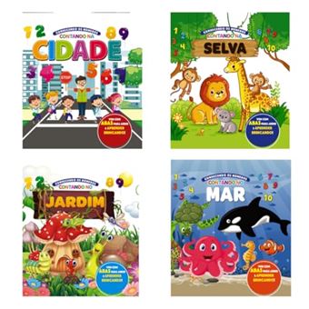 Coleção Conhecendo Os Número - Kit Com 4 Livrinhos - 1