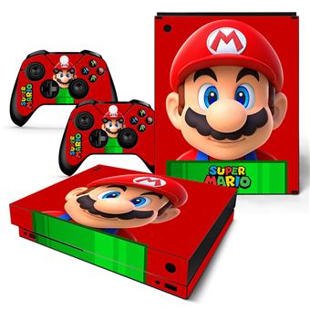 Autocolantes de Proteção HSMY para Consola e Comando Microsoft Xbox X - Super Mario -TN-XBONEX-0462 - 1