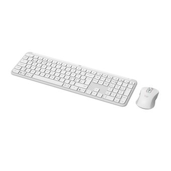 Teclado Wireless + Rato Logitech Signature Slim Combo MK950 | Idioma: Nórdico | Branco - 1