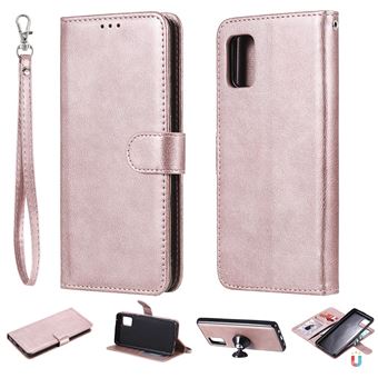 Capa Magunivers Pu 2 em 1 Magnético Destacável Ouro Rosa para Samsung Galaxy A31