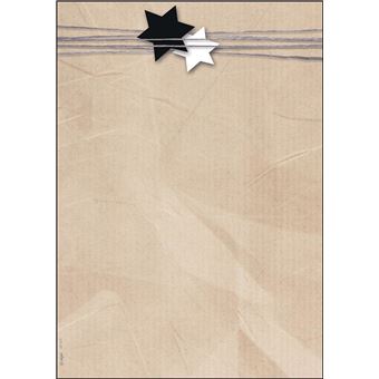 Papel de Embrulho Sigel Christmas Motif Papers | Bege - 1