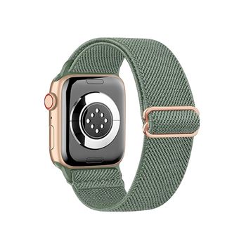 Bracelete de Nylon Ajustável CapaSmart para Apple Watch SE 3 | 44mm | Verde - 1