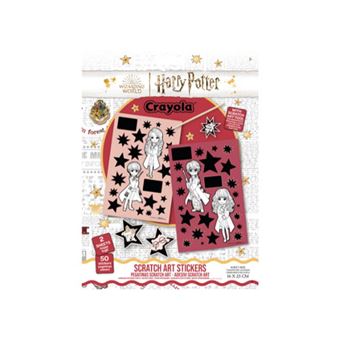 Folhas de raspar CRAYOLA e autocolantes Harry Potter - 1