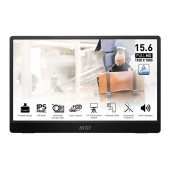 Monitor MSI PRO MP161DE E2 | LED | FHD | 4 ms | 60 Hz | 15.6" | C - 1