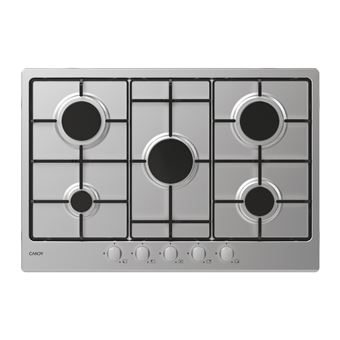 Placa a Gás Candy Idea CHW7X | 74.5 cm | 5 Zonas | Aço inoxidável - 1