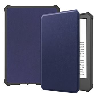 Capa PU + TPU com função de dormir/despertar automático Magunivers para Amazon Kindle Paperwhite 11th Gen (2022) - azul - 1
