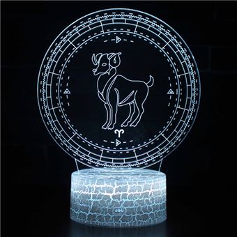 Lâmpada 3D HSMY | Infantil | Multicolorido com Controlo Remoto | constelação | 633 - 1